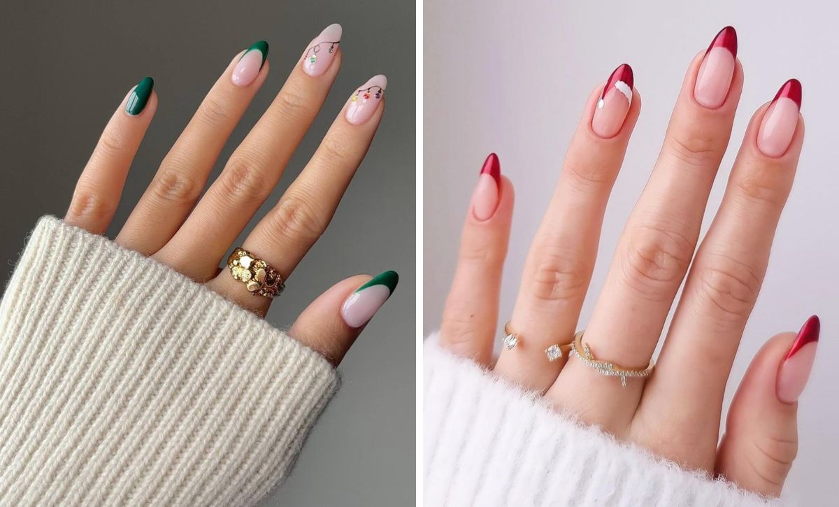 23 Stunning French Christmas Nail Ideas To Sparkle This Festive Season