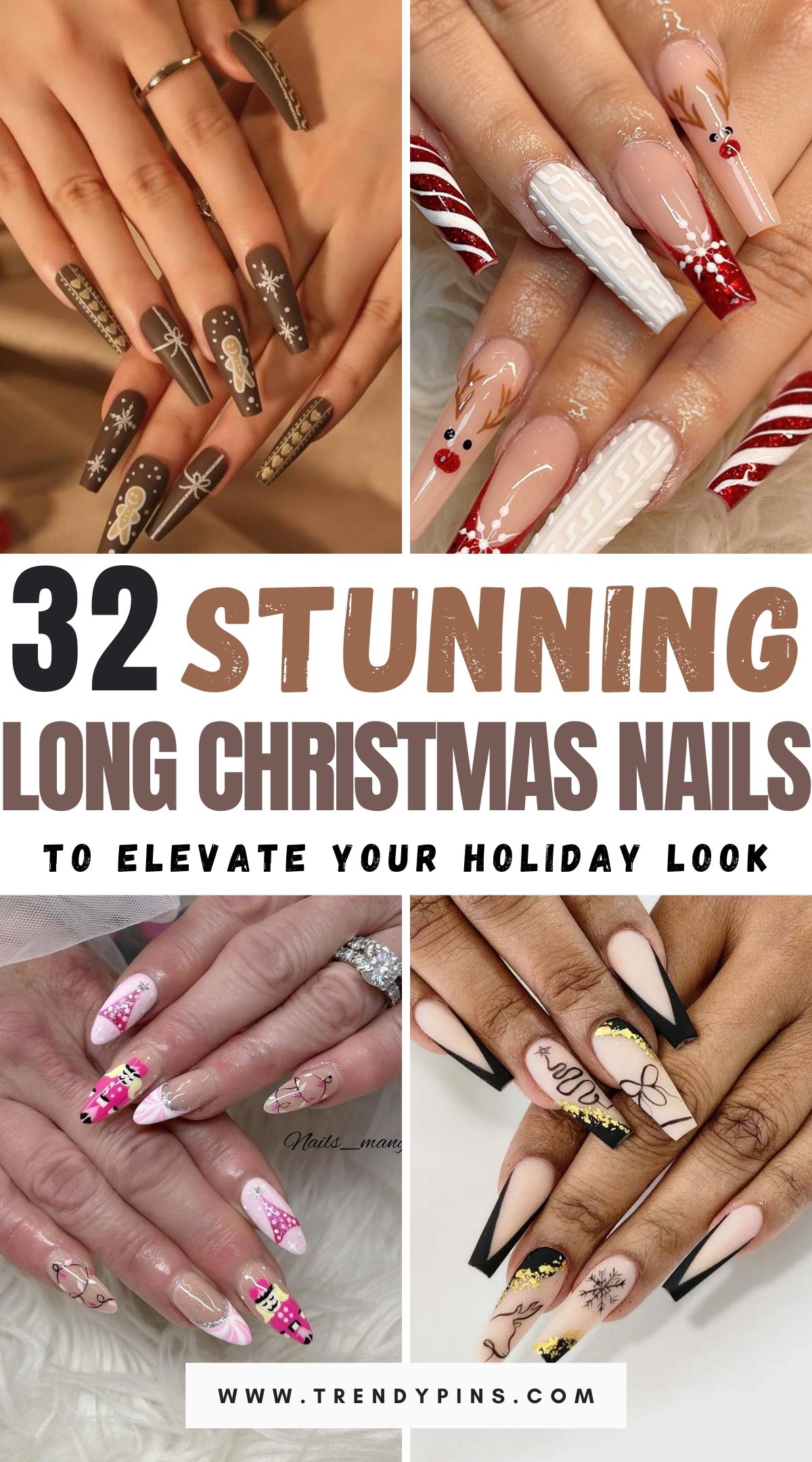 32 Stunning Long Christmas Nail Ideas To Inspire Your Festive Look 1