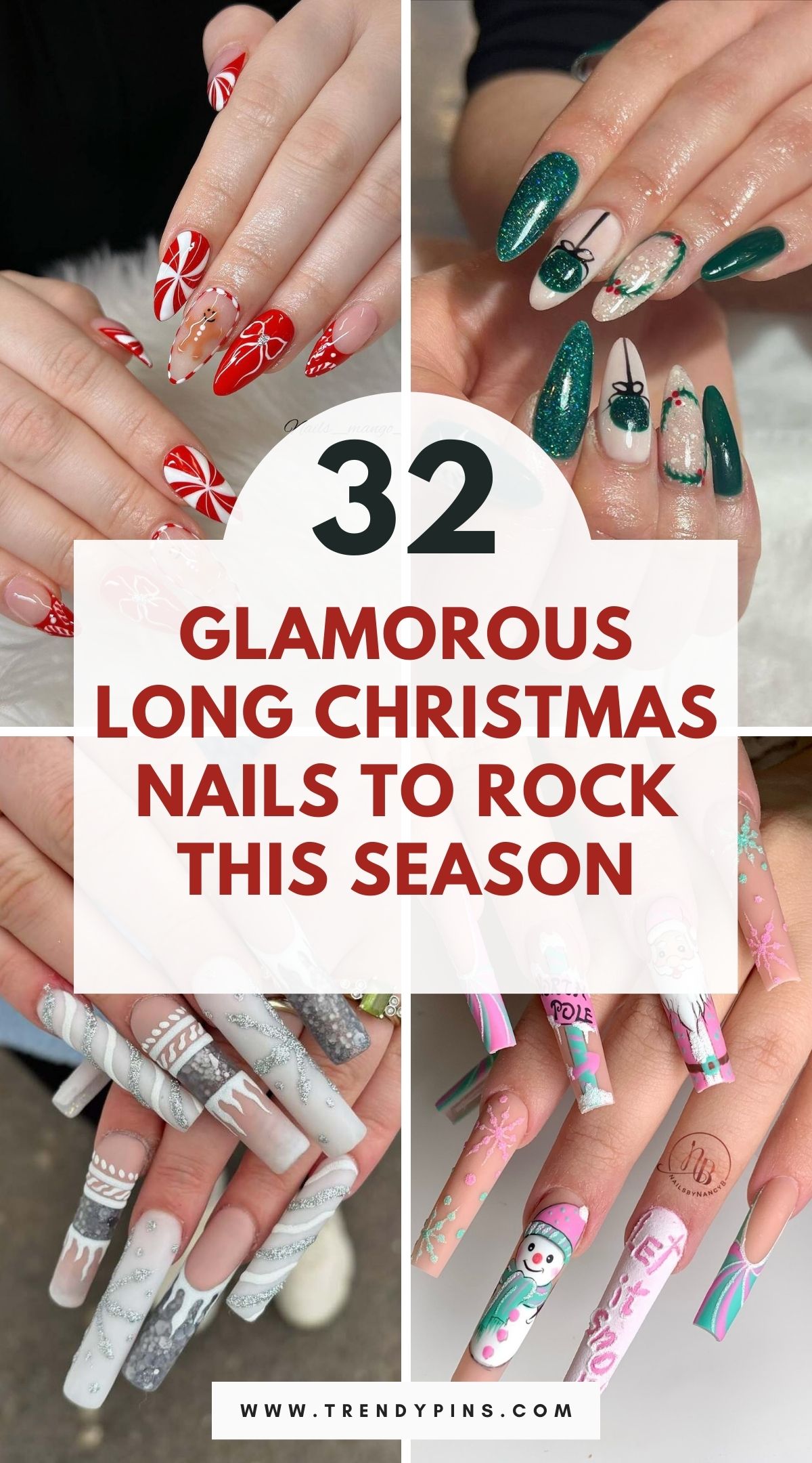 32 Stunning Long Christmas Nail Ideas To Inspire Your Festive Look 3