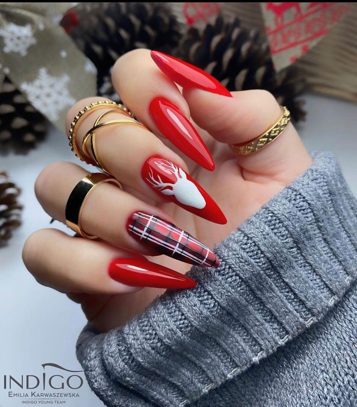 3. Classic Red with a Cozy Twist