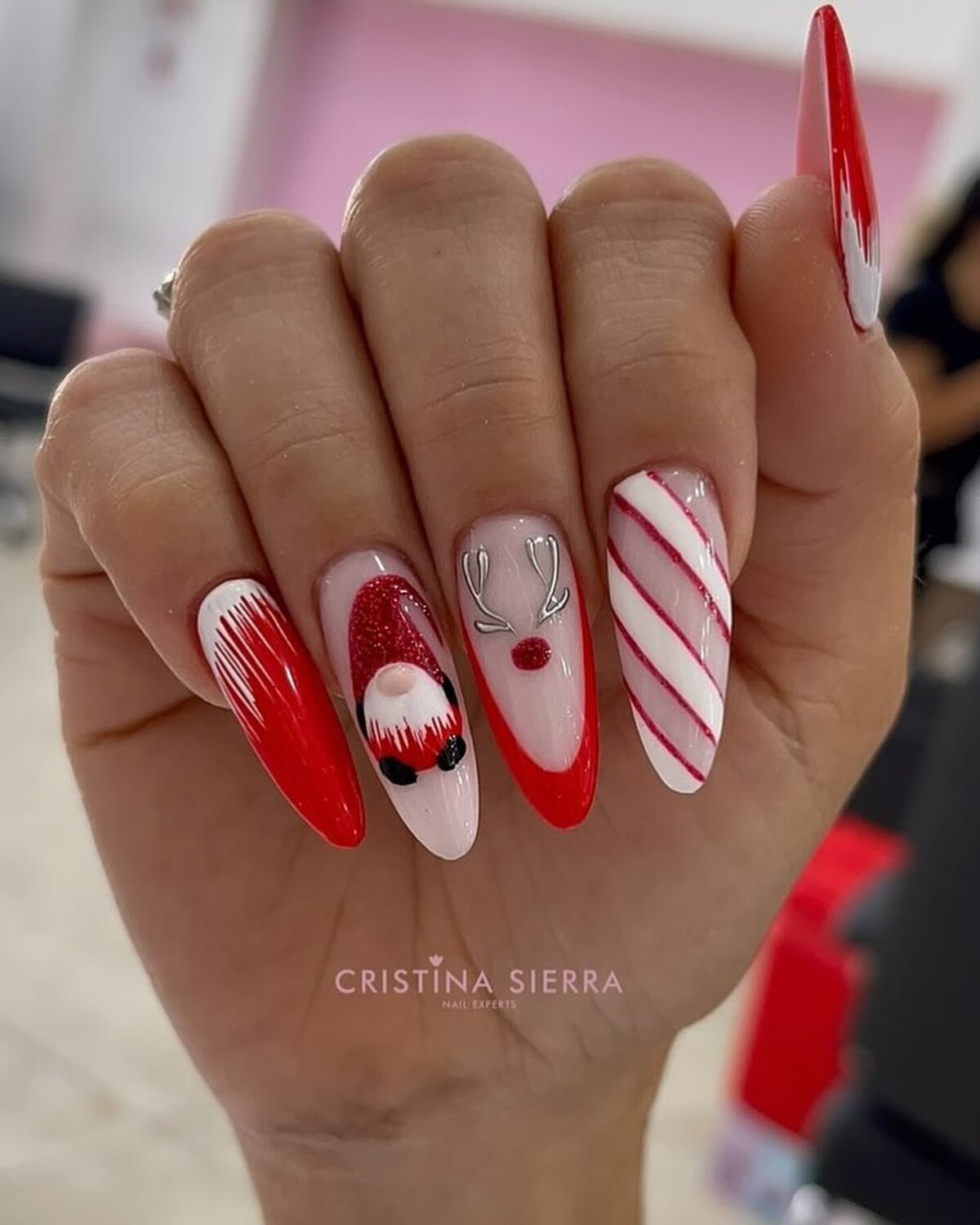 6. Playful Candy Cane Delight
