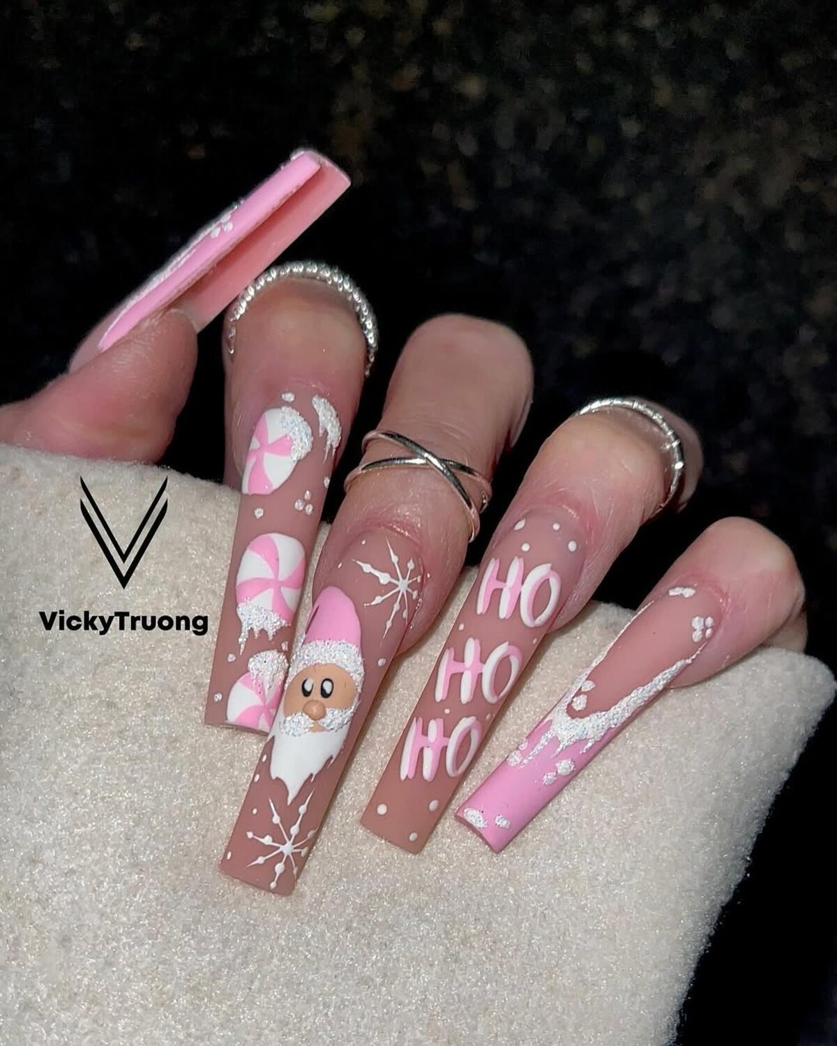 6. Sweet Pink Santa Magic