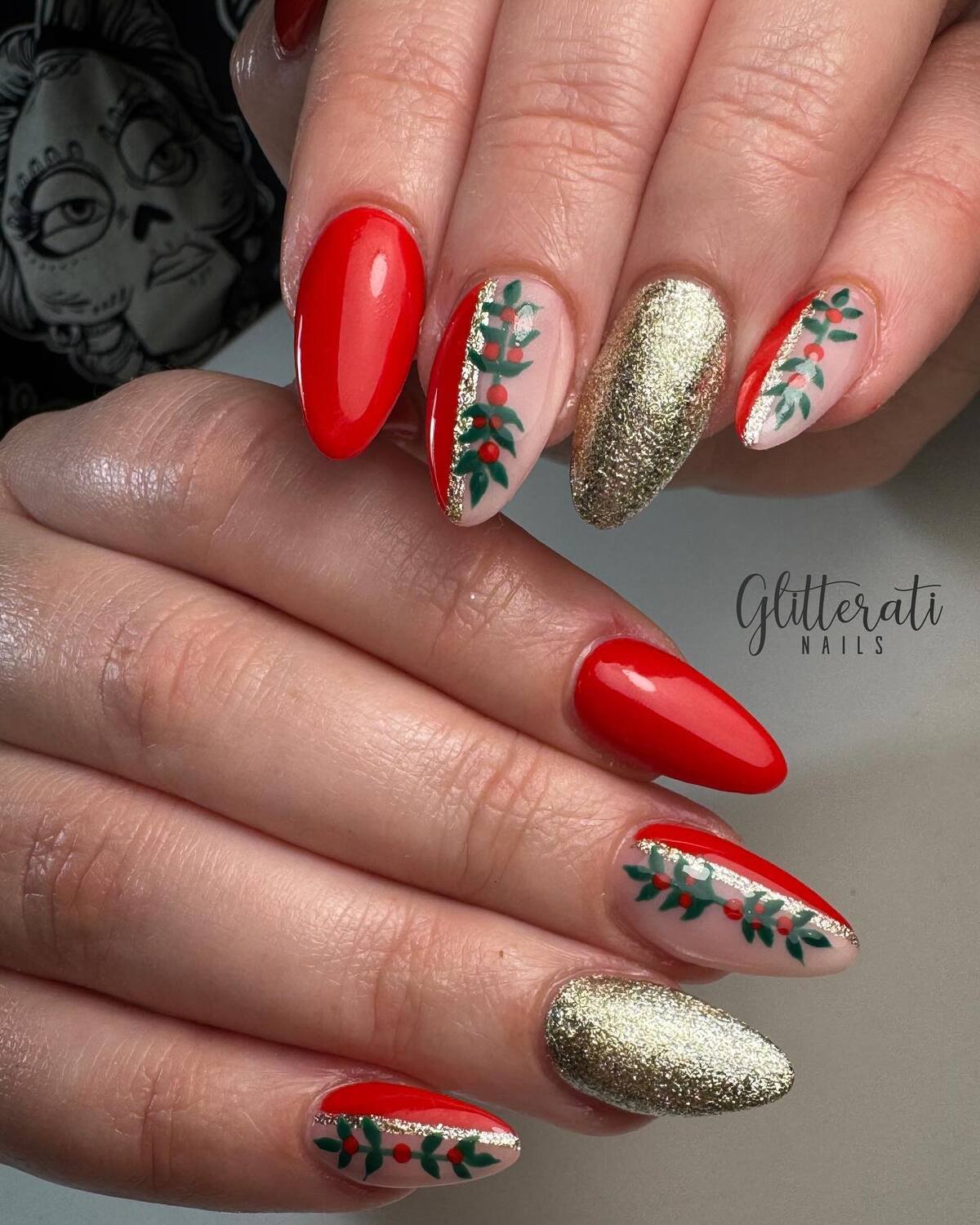 11. Golden Holly Elegance