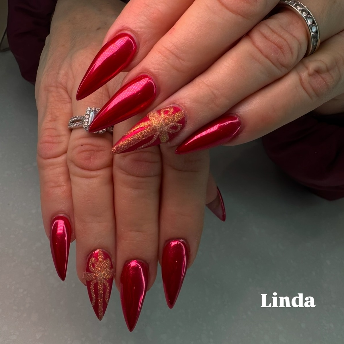 21. Red Christmas Glam
