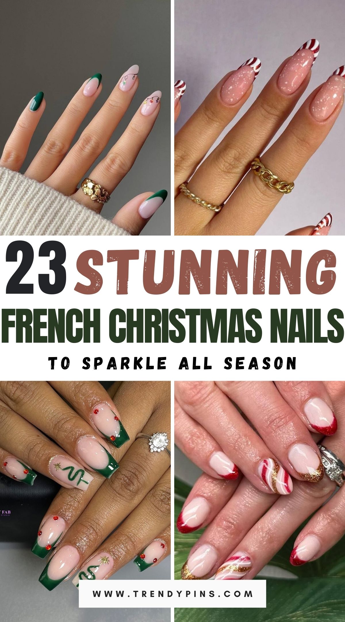 23 Stunning French Christmas Nail Ideas To Sparkle This Festive Season 1