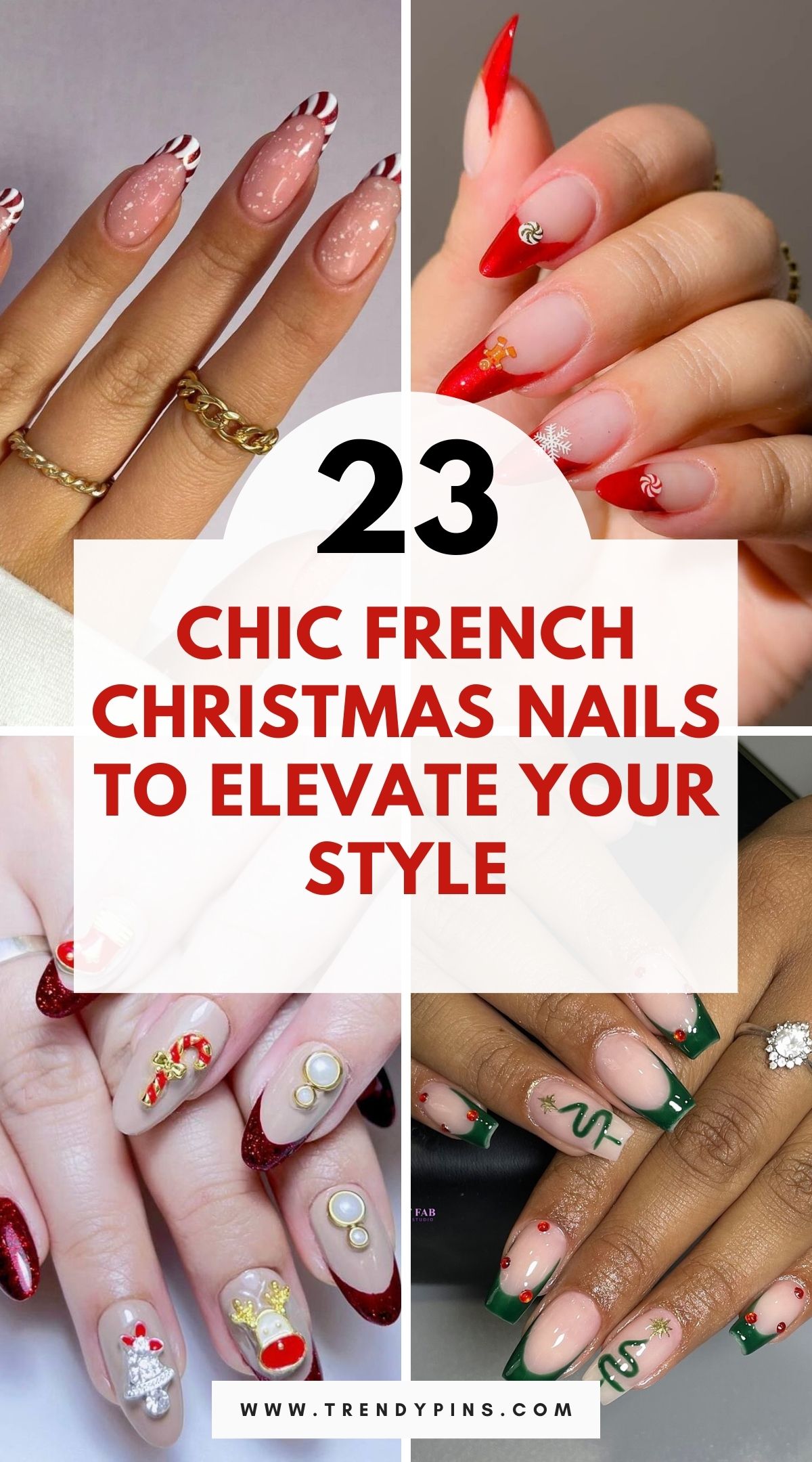23 Stunning French Christmas Nail Ideas To Sparkle This Festive Season 3