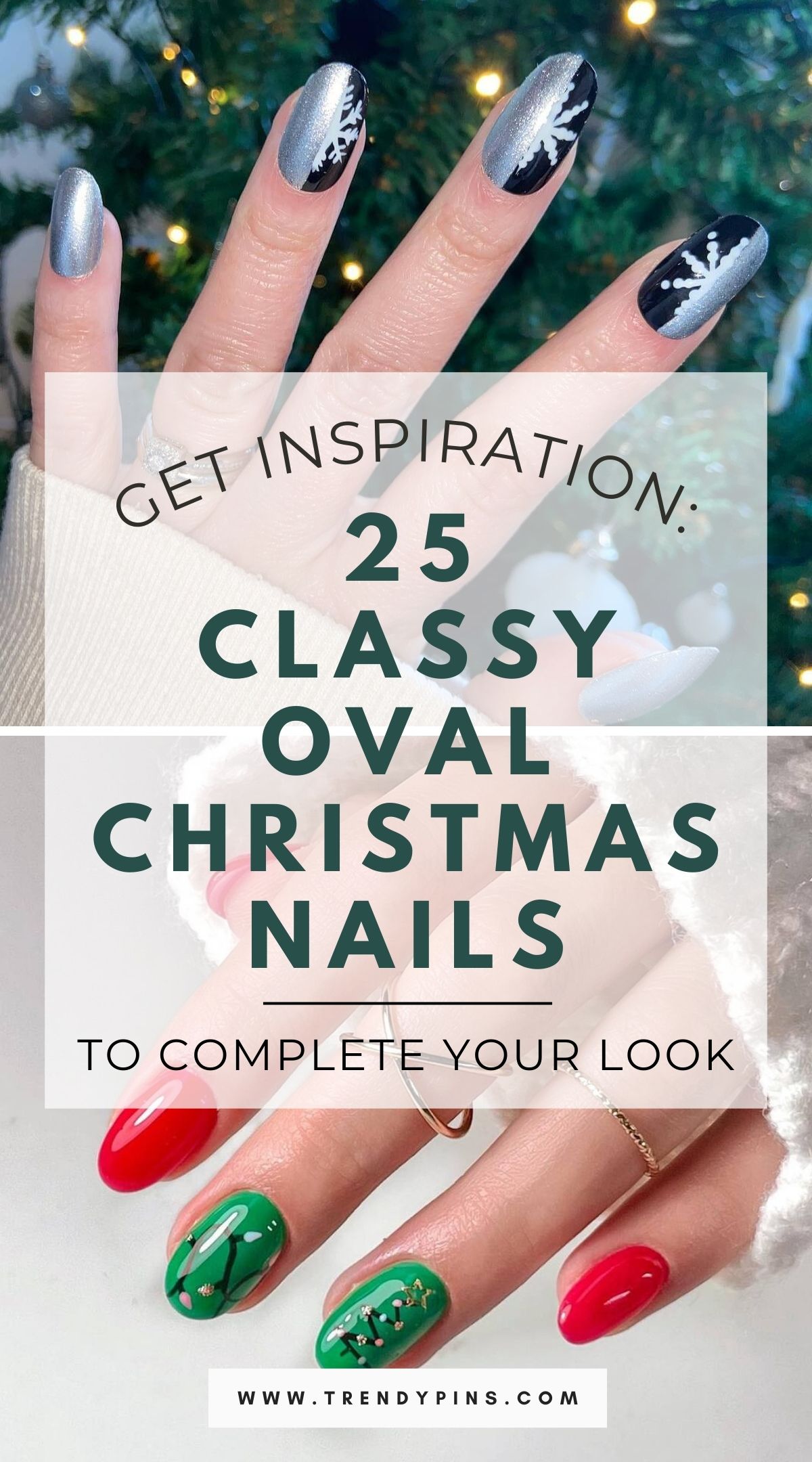 25 Stunning Oval Christmas Nail Ideas To Inspire Your Festive Look 5