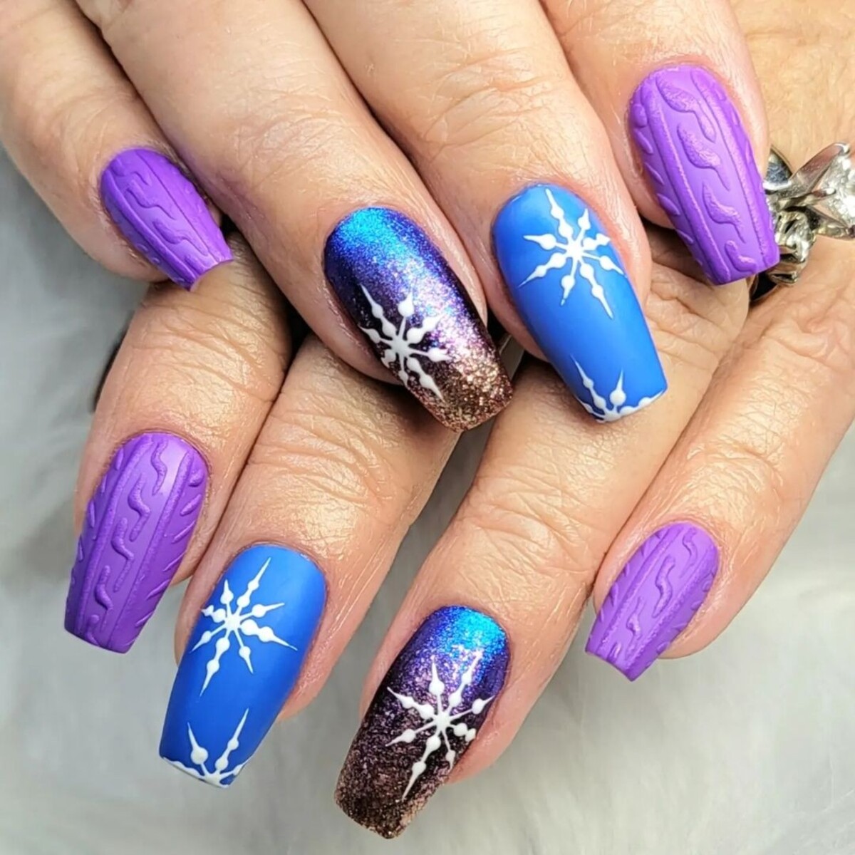 25. Vibrant Frost and Knit Magic