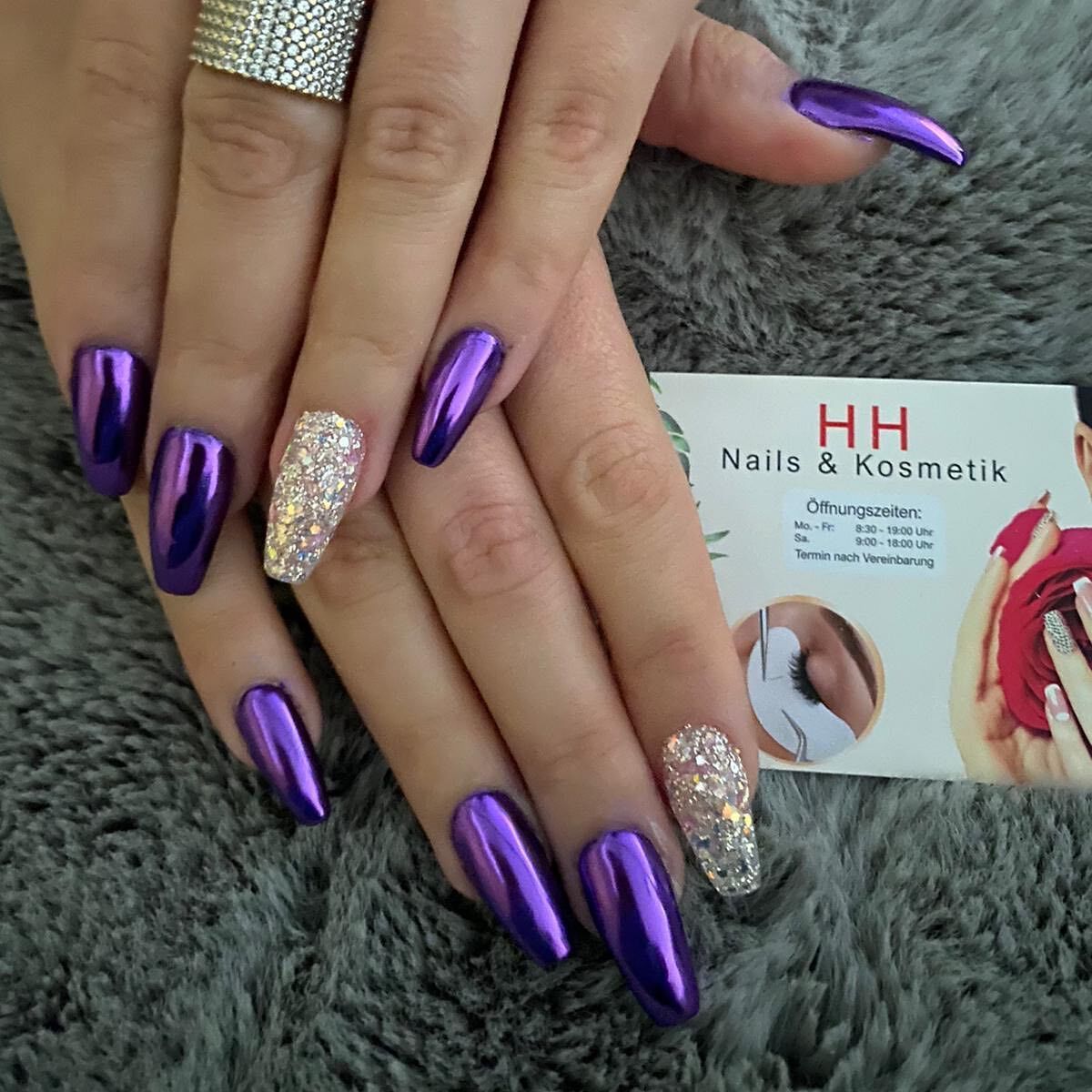 23. Royal Purple Metallic Glam