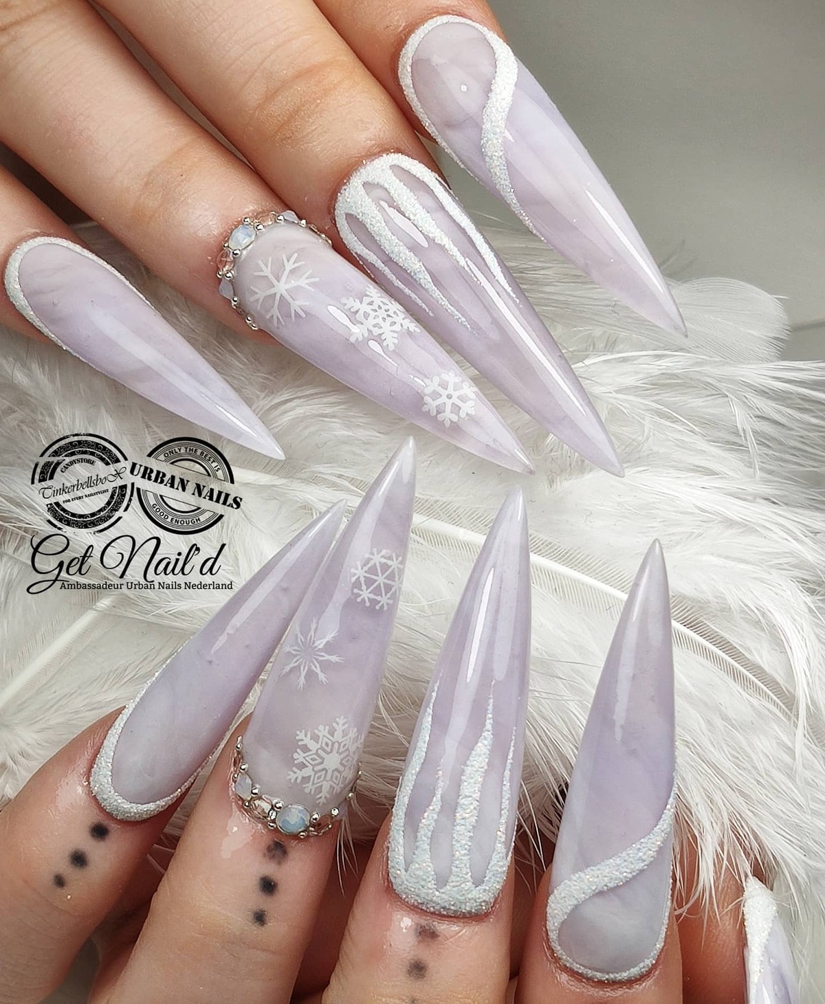 24. Frosted Lavender Elegance