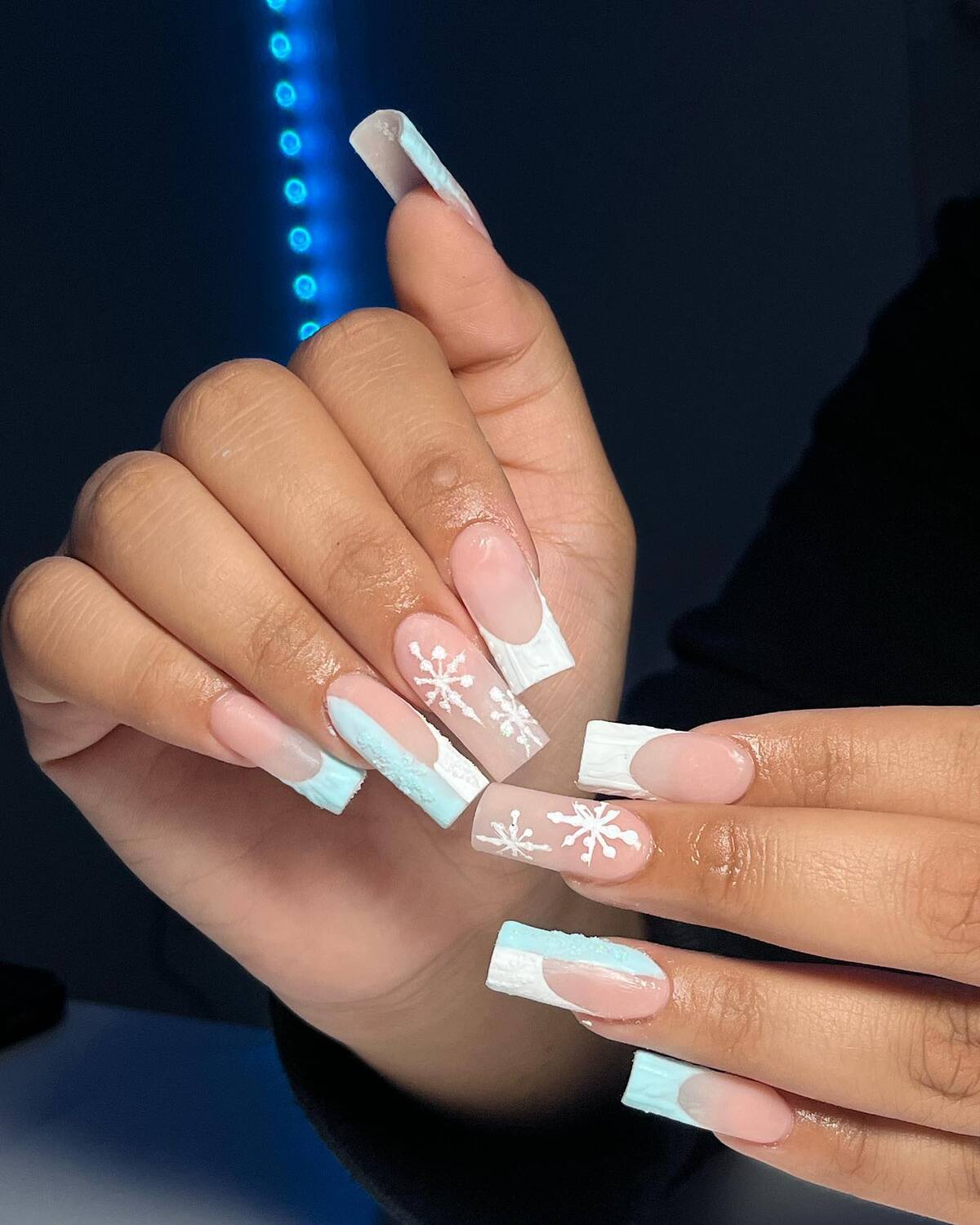 27. Frosted Blue Tips