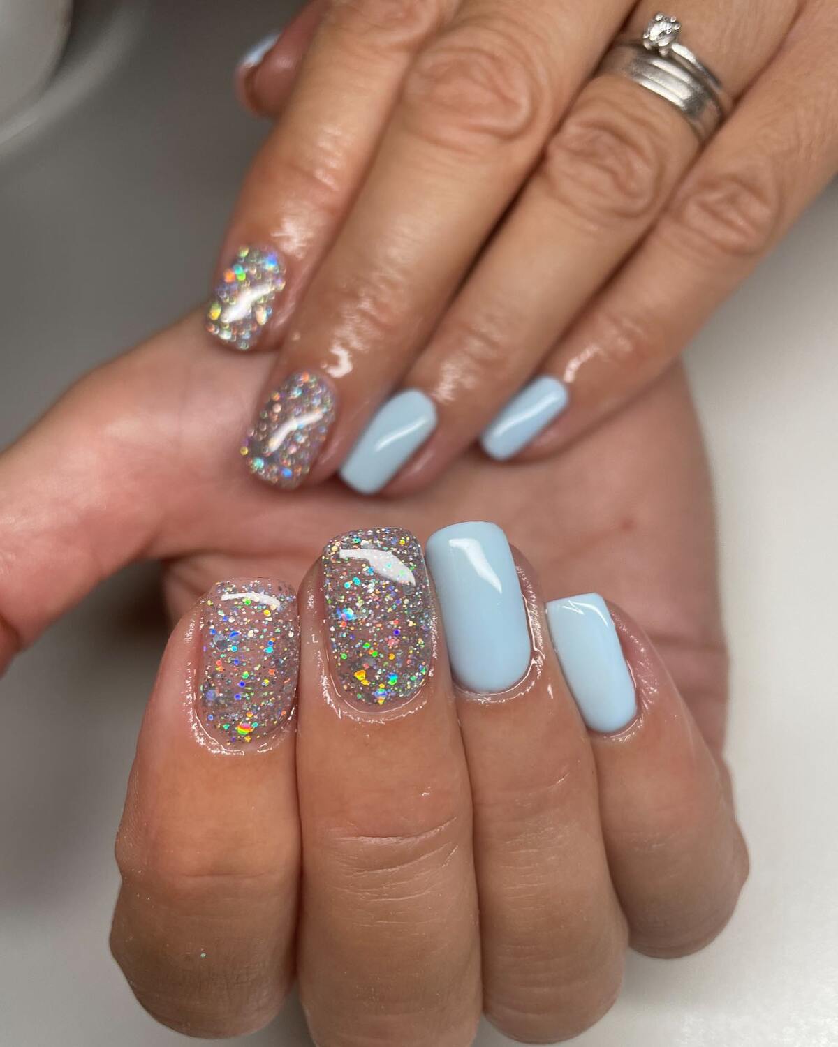 1. Sparkling Icy Blue Perfection