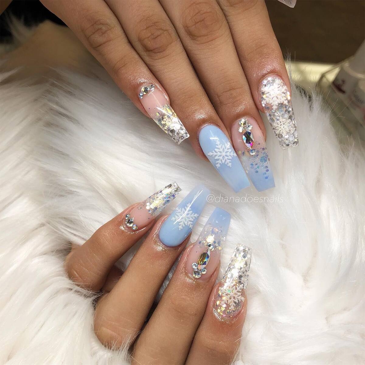 7. Crystal Snowfall Elegance